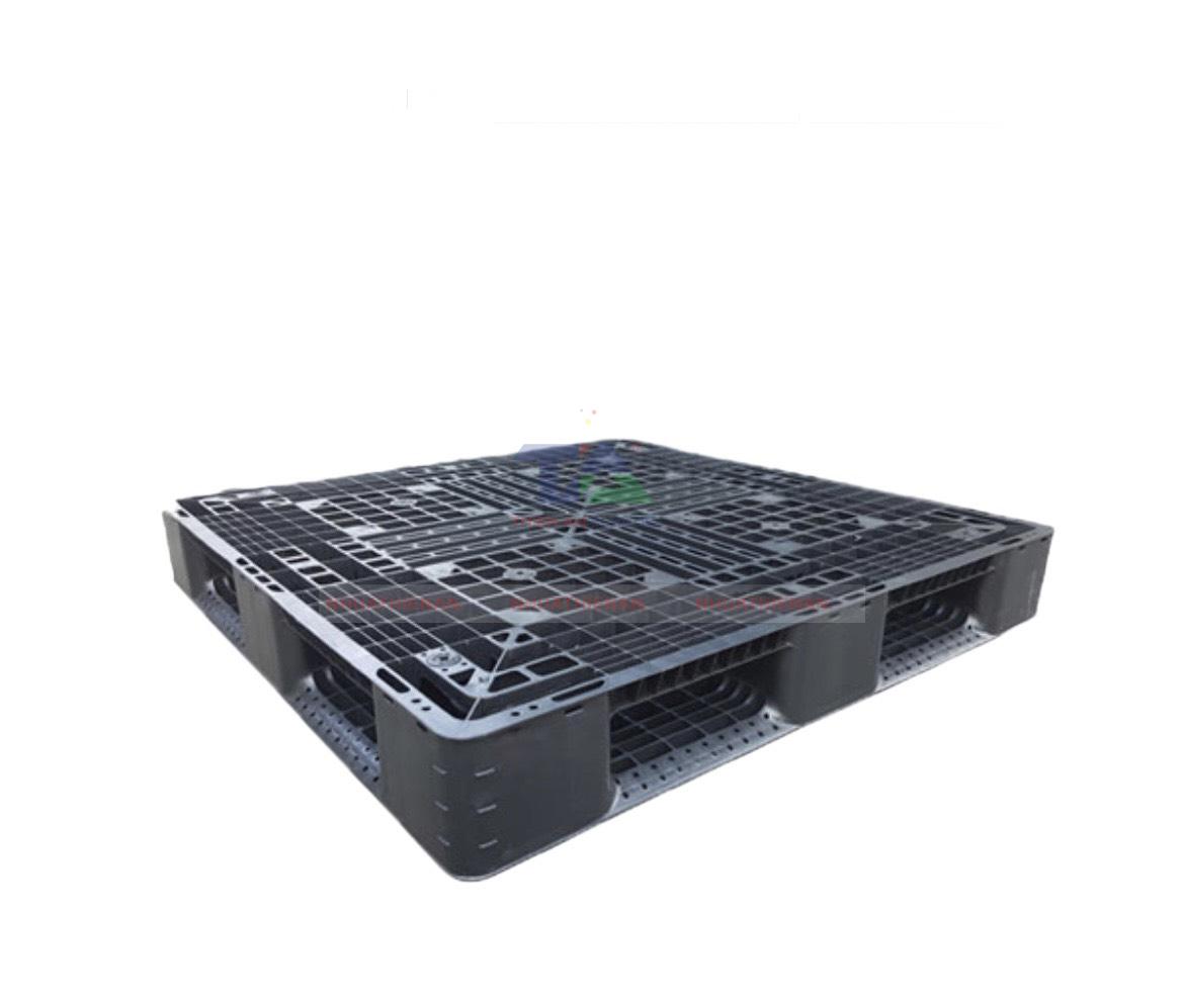 pallet nhựa xuất khẩu 1100x1100x150mm - thiên ân plastic