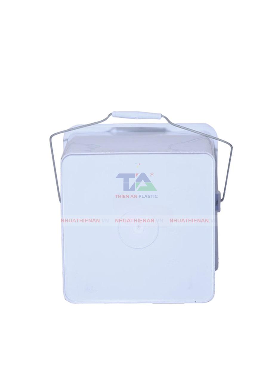 thùng (xô nhựa vuông ) 18 Lít đáy - thiên ân plastic
