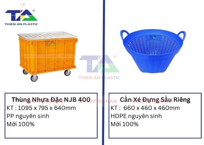 Thùng nhựa công nghiệp đa dạng mẫu mã