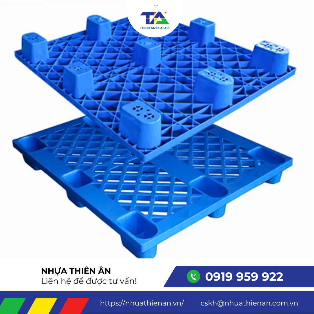 Pallet kê sầu riêng bảo đảm hàng không chạm đất, giữ trái luôn khô thoáng
