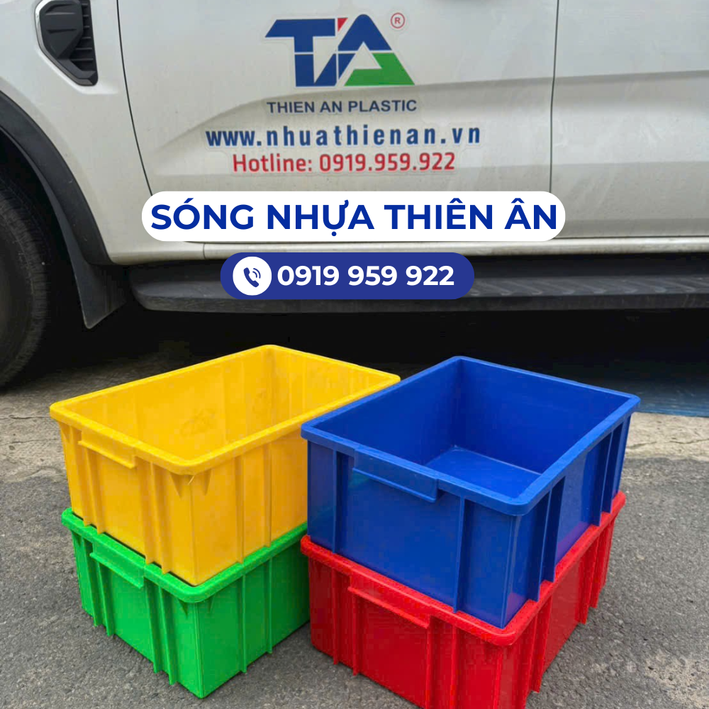 Sóng nhựa bít - Sản phẩm ưa chuộng trong lưu trữ và vận chuyển hàng hóa