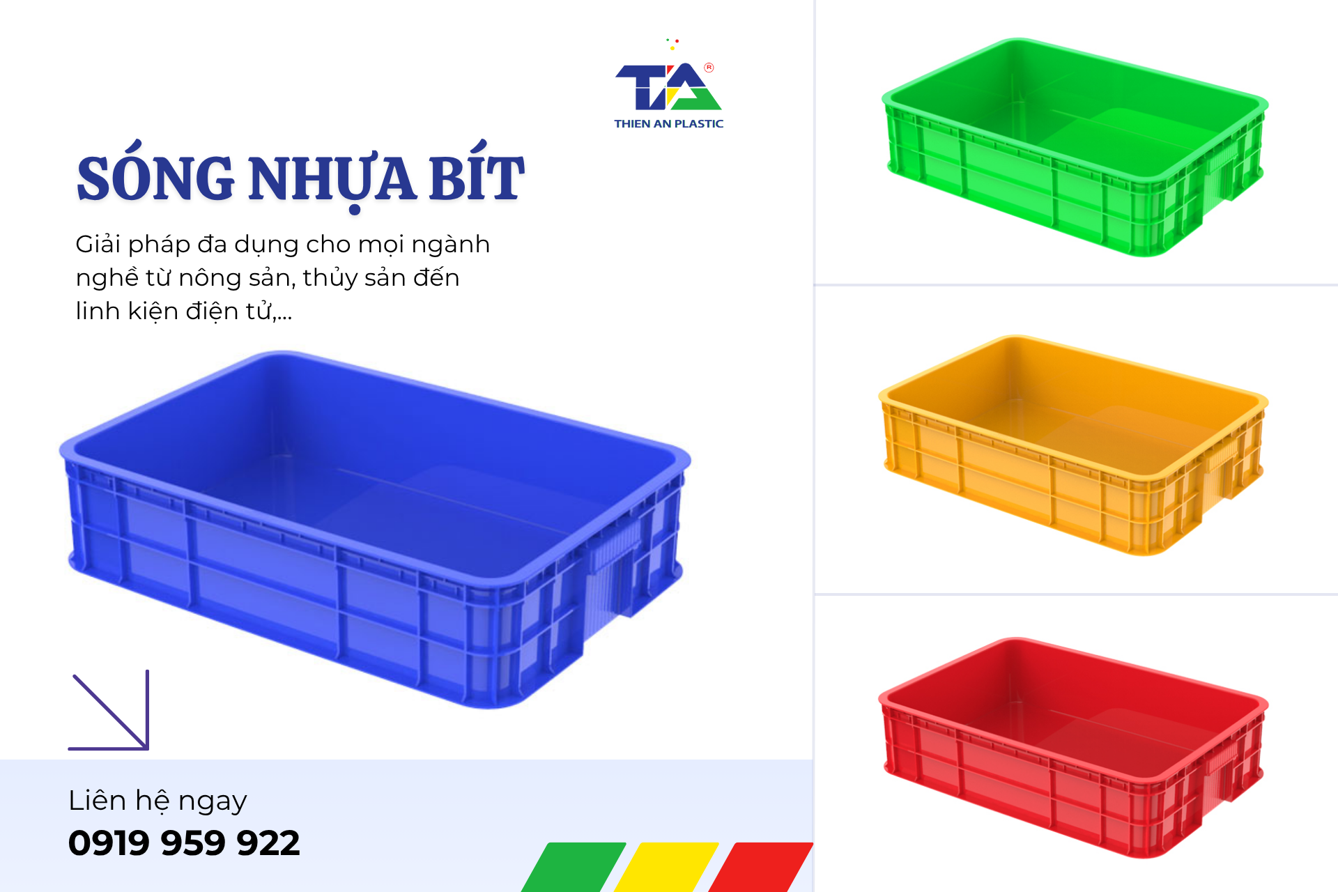 Sóng nhựa bít - Sản phẩm đa công dụng trong mọi không gian