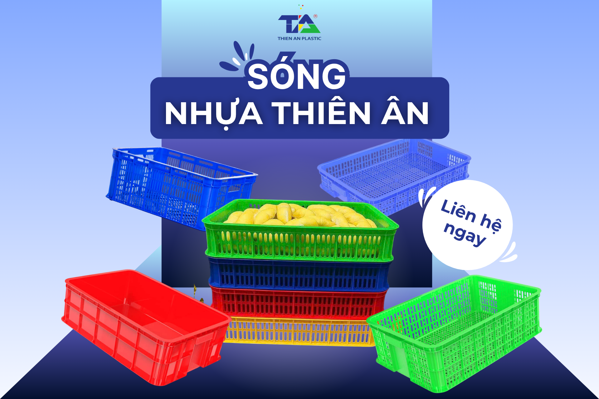Sóng Nhựa Thiên Ân – Giải pháp lưu trữ và vận chuyển nông sản hiệu quả