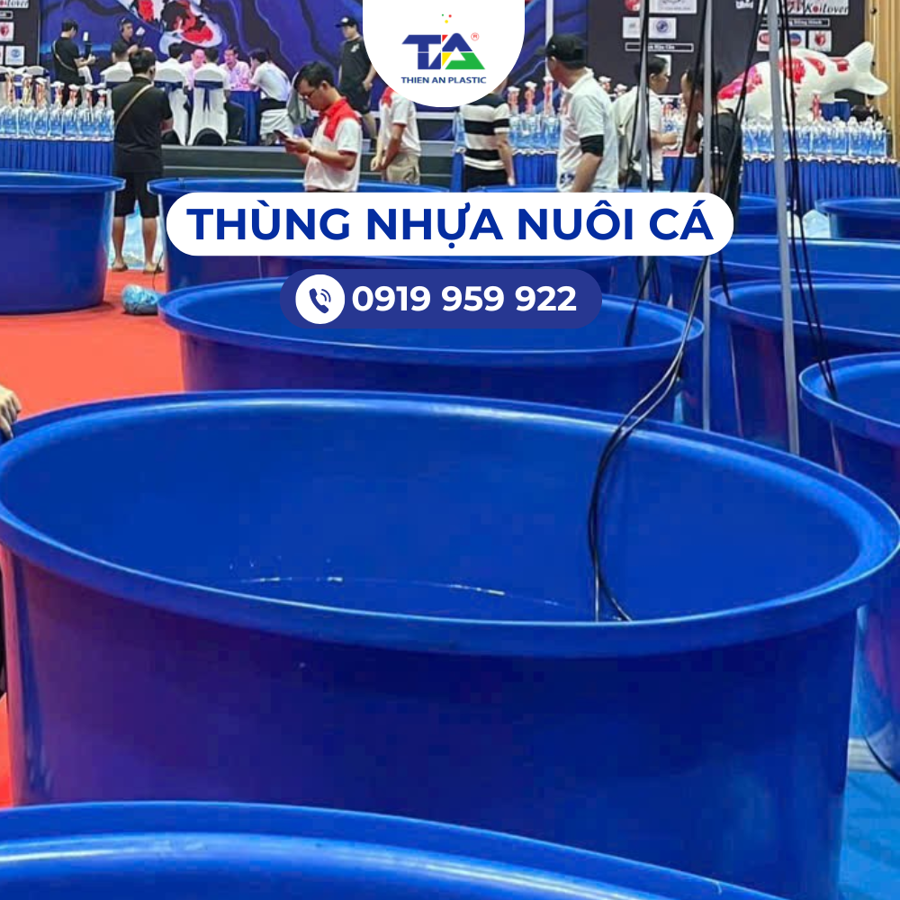 Thùng nhựa Nhựa Thiên Ân được ưa chuộng nhất vì dung tích lớn, độ bền cao
