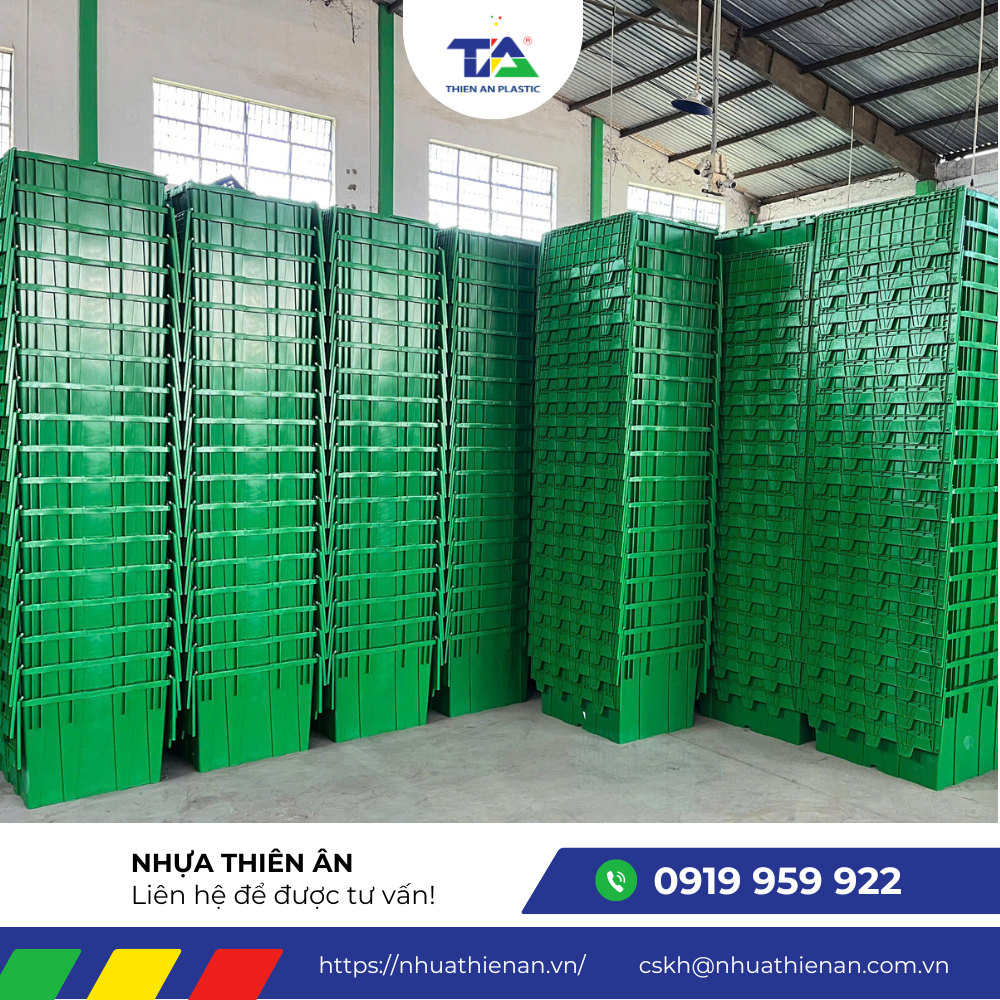 Nhựa Thiên Ân cung cấp đa dạng các dòng sản phẩm nhựa công nghiệp đáp ứng nhu cầu lưu trữ và vận chuyển